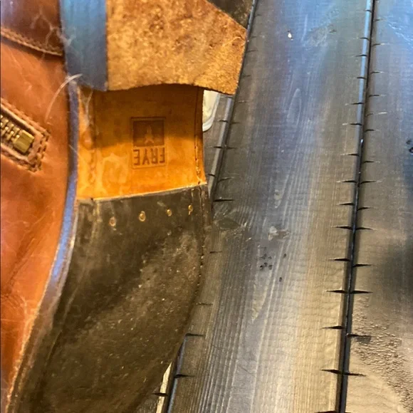 Frye Brown Over the Knee Boots Timeless Leather Design - Picture 5 of 13